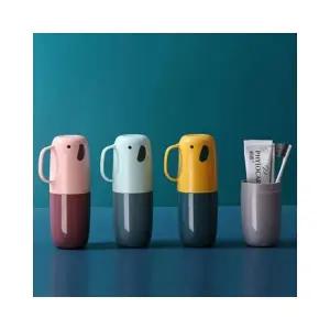 루미나D 여행용 휴대용 어린이집 코끼리 칫솔통 양치통세트