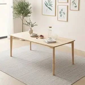 [텐스페이스]보루네오 낮은 1800원목 식탁 테이블 단독 BTR6042R (착불)