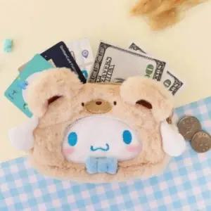 ( )시나모롤 캐릭터 어린이 키즈 봉제 인형 미러 미니 크로스백 파우치 가방