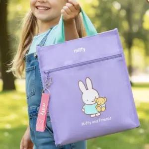 ( )초등 학생 학원가방 미피 사각 스트랩 탈부착 손잡이 보조 가방 크로스백 신발주머니