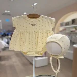 [M밍크뮤D] 26SS (YE)아미엘뮤튤립SET바디슈트 모자보넷세트 (3637067607) 출산준비물/신생아선물/배내수트