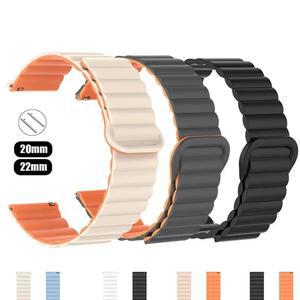 Amazfit GTS4/2/3/3pro/GTS2 Mini/GTR 4 42mm/47mm/GTR2/2e/stratos 벨트 팔찌 bip 스트랩 용 밴드 루프 20mm 자기 22mm