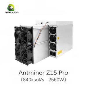 2개 구매 시 1개  선물: Bitmain Antminer Z15 Pro 820 840ksols 2560W Zcash Miner Equihash 알고리즘