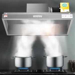 업소용 주방후드 스테인리스 흡입기 덕트 후드 식당 사각 배출 환기 환풍 연기 배기후드