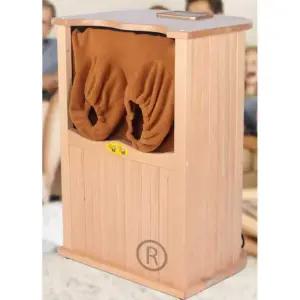 건식 족욕기 찜질 발난로 목재 족탕기 편백 순환 족열기