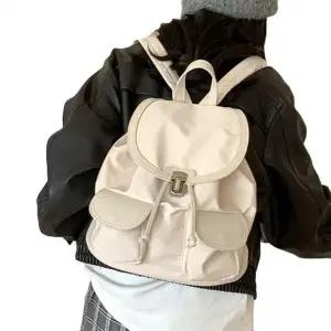 책가방 가방 백팩 여성 캐주얼 포켓 미니 대학생 대 캐주얼가방 학생 가벼운여자 노트북 학교가방 데일리백