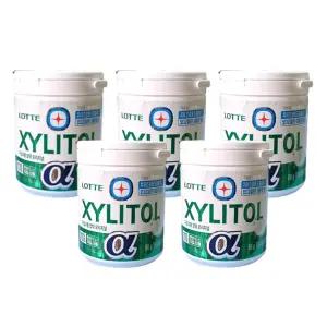 롯데 자일리톨 알파 용기 86g 5개
