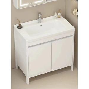 미니 세면대 하부장 400 mm 셀프 호텔 펄화이트 Dur it 작은 쏘틸레 탑볼