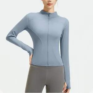 신축성 좋은 필라테스 요가복 상의 여성용 핏감 우수 요가커버업