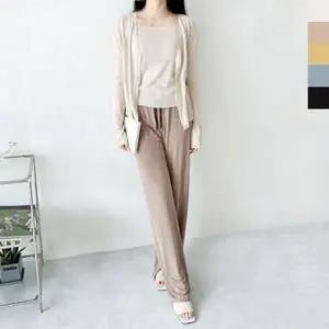 패션스타일 시원한 스퀘어 가디건 나시 세트 여자