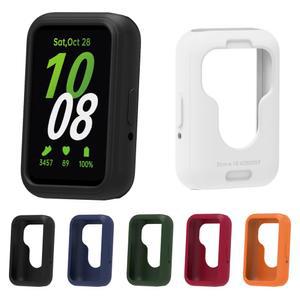 삼성 Galaxy Fit 3 용 실리콘 케이스 화면 보호기 범퍼 Smartwatch 액세서리 보호 커버