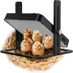 HUAFLY 브로더 플레이트 병아리 오리용 온도 조절식 에너지 절약형 열판 안정적인 가열식 닭