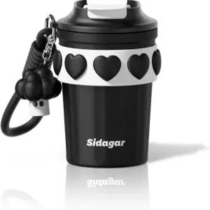 SDGA+ 12온스 여행용 커피 머그잔 유출 방지 뚜껑이 있는 스테인리스 스틸 보온 컵 뜨겁고 차가움에 유용한