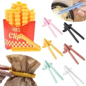 DENPLE 6개 PCS 6가지 색상! 10가지 감자칩 씰링 클립 게이머 핑거 젓가락 스낵 혁신 게임 솔루션 (6)