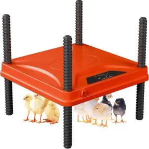 병아리용 브로더 히터 12마리 병아리를 위한 높이 조절 가능한 10인치 x 가열판