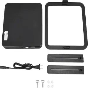 aqxreight 병아리 브로더 가열판 온도 조절 가능한 닭 히터 미국 플러그 워머 가금류 메추라기를 위한