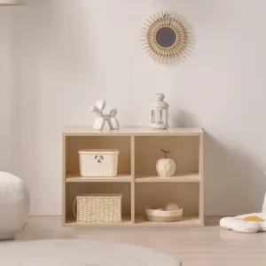 유아 놀이방 장난감정리 심플 4칸 선반장 초등학교 튼튼한 유치원교실