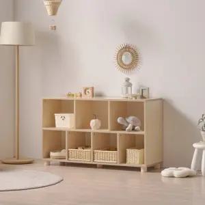 아이방 고급나무 귀여운 2칸 선반 서랍장 튼튼한 어린이집 아동센타
