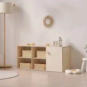 유아 상담센타 짐정리 세련 도어 선반장 안전한 놀이방