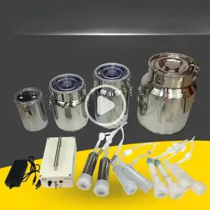 산양 착유기 염소 소 유축 우유 낙농 농장 목장 축산 수동 전동 기계 농가