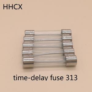 5개세트 슬로우 퓨즈 250V 1A 2A 3A 4A 5A 8A 313FUSE 유리 지연 크기:6x32mm 313