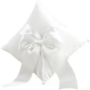 우여 리본 보우 웨딩 링 베개 보리 베어러 쿠션 홀더 티아라 주얼리 신부 장식 결혼 용품