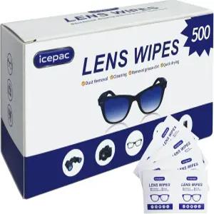 안경용 렌즈 물티슈 안경 클리닝 미리 적셔진 개별 포장 스랙트 프리 클리너 선글라스용 카메라 고글