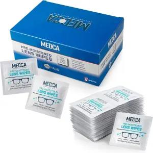 렌즈 클리닝 물티슈 - [105팩] 휴대폰 태블릿 화면용 미리 적신 클렌징 천 및 개별 포장 안경 클리너 패드