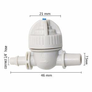 7.5mm 정원 노즐 커넥터 누출 방지 밸브 농업 잔디 관개 파이프 피팅 호스 100 pcs