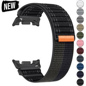 삼성 갤럭시 워치 8 40mm 44mm 클래식 46mm 나일론 루프 밴드 스포츠 팔찌 스트랩 호환) (삼성 손목