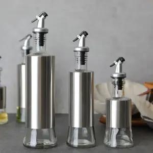 세리에 고급 스텐 유리 오일병(3사이즈) (소(200ml)) kMV7+5FgM