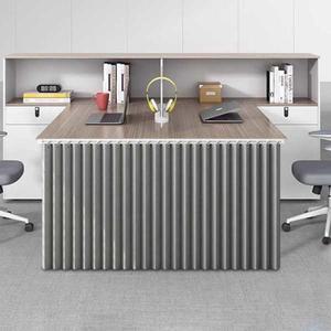 책상하부가림막 파티션 하단 데스크 가림판 사무실 진회색 보호판 차단막 보호