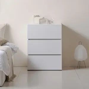 [유니콘]하나 3단 서랍장 600 틈새장 협탁 보조장 코너장 복도 베란다 주방 거실 수납장 드레스룸 옷수납