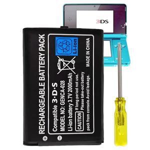 닌텐도 2DS 3DS 배터리용 CTR-003 - 올드 3DS, 2DS, 뉴 XL 스위치 프로 컨트롤러 게임 콘솔 배터리 교체용 CTR-001 (뉴 LL에는 적합하지 않음)