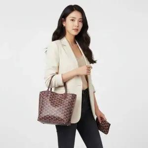 [고야드] 앙주 미니 리버서블 버건디 토트백 150812891