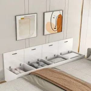 침대옆 틈새장 서랍형 침실 머리맡 수납공간 로우