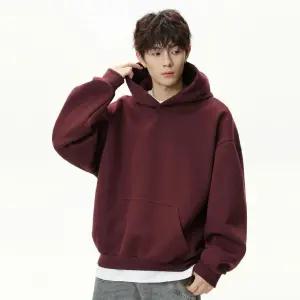 남자 춘추 캐주얼 맨투맨 솔리드 트렌드 후드 커플 편안한 상의 패피3