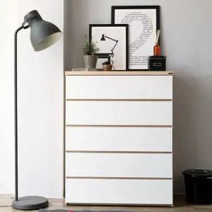 보루네오 하우스 아르메 레스트 980 와이드 5단 서랍장