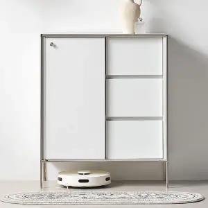 [지베스]시엘 800 서랍 미드센츄리 슬라이딩 슬림 틈새 수납장