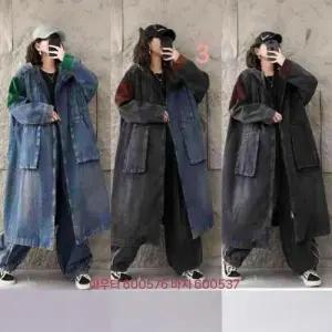 여사친 하프 청 가을 후드 배색 빅사이즈 집업 잠바 슬림핏 야구 코트 트렌치코트 1PICK3