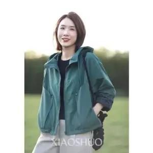 여성 캐주얼 가을 코트 후드 숏 트렌치 야구 차이나 점퍼 잠바 1PICK3