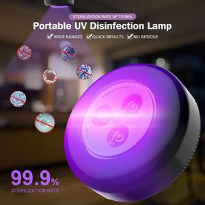 휴대용 UV 램프 자외선 LED 살균 빛 365nm 전구 가정용 부엌을위한 소독 캐비닛