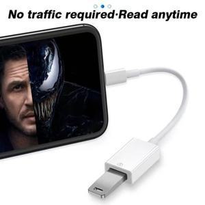 USB 3.0 OTG 어댑터 케이블 iPhone 호환   14 13 12 11 Pro Max Xs XR 7 8 Plus Lightning-USB 카메라 변환