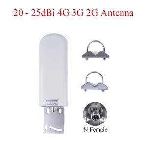10-12dBi/20 - 25dBi 고이득 2G/3G/4G LTE 실외 안테나 698-2700MHz 신호 부스터  모뎀 라우터에 호환