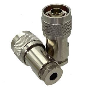 1Pcs N 수 플러그  암 잭 클램프 RG8 LMR400 / RG5 RG6 RG142 LMR195 RF 동축 커넥터 와이어 터미널