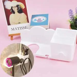 [골드스마일]무타공 드라이기 헤어 수납형 거치대 1P 보관