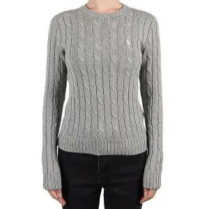 [폴로]랄프로렌 로고 케이블 니트 그레이헤더 149325090