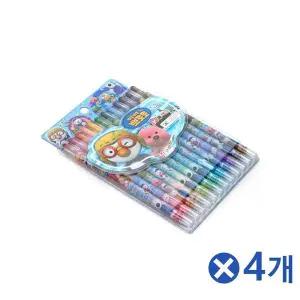 [셀러에이드]TBZ 샤프식 12색 뽀로로 색연필x4개 어린이날 미술공부 어린이날