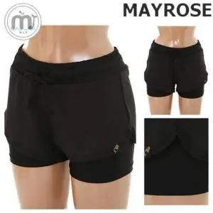 BS 메이로즈 여자 심플 숏 비치 수영복 밴딩 팬츠_RE_455