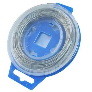 머텐즈 50피트/15m 안전 잠금 와이어(.032) 오토바이 수리용 스테인리스 트위스트 와이어 타이 씽즈 항공기